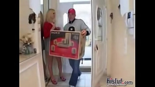 Pizza Delivery Guy Bangs His Hottest, Sluttiest Client with a Big Ass!